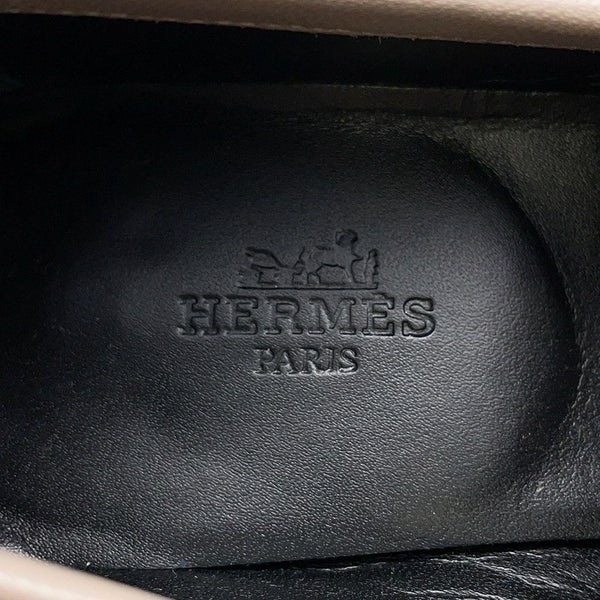 エルメス モカシン パリ レザー レディースサイズ36 1/2 HERMES 靴 ローファー