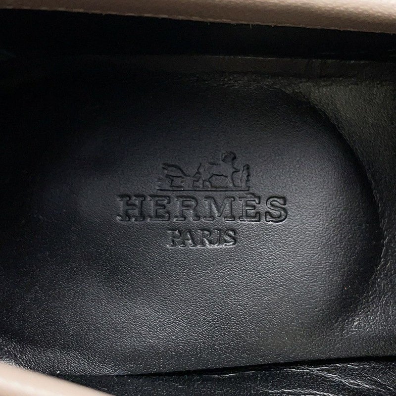 エルメス モカシン パリ レザー レディースサイズ36 1/2 HERMES 靴 ローファー