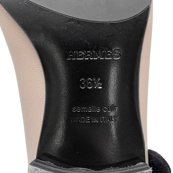 エルメス モカシン パリ レザー レディースサイズ36 1/2 HERMES 靴 ローファー