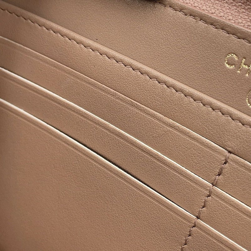 シャネル 長財布 ボーイシャネル ココマーク マトラッセ ラウンドジップウォレット A80815 CHANEL ラウンドファスナー