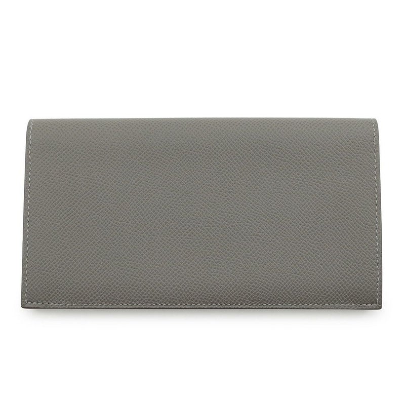 エルメス 二つ折り長財布 シチズンツイル ロング グリメイヤー/シルバー金具 エプソン U刻印 HERMES 財布 メンズ