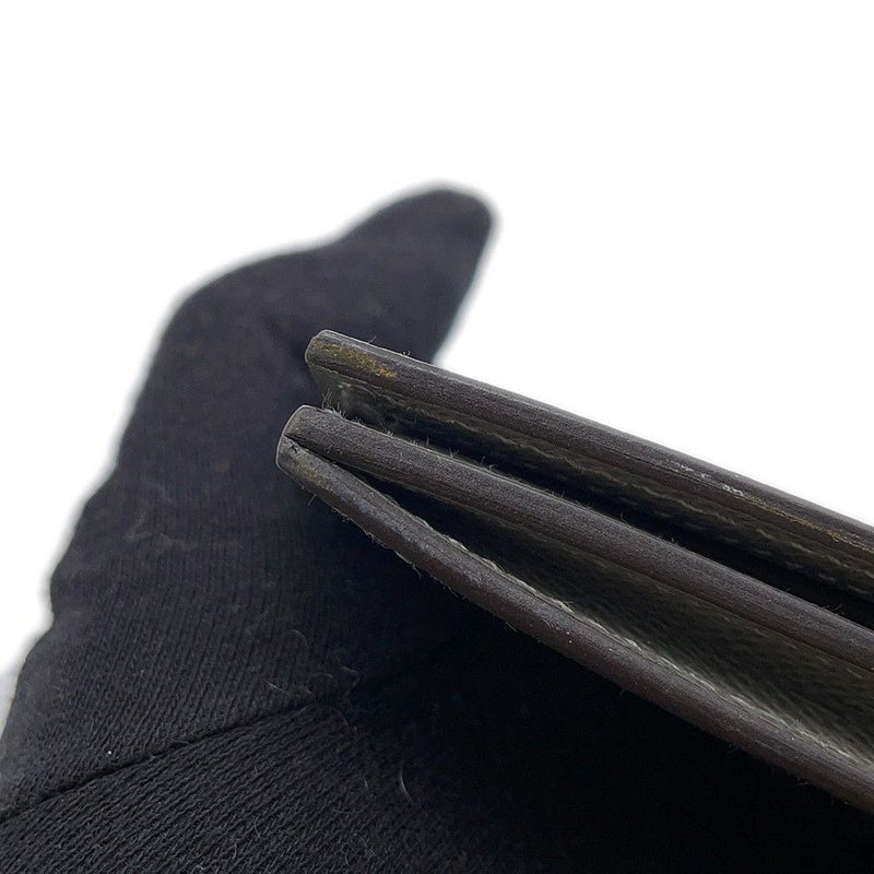 エルメス 二つ折り長財布 シチズンツイル ロング グリメイヤー/シルバー金具 エプソン U刻印 HERMES 財布 メンズ