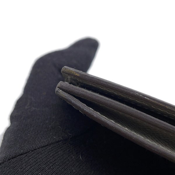 エルメス 二つ折り長財布 シチズンツイル ロング グリメイヤー/シルバー金具 エプソン U刻印 HERMES 財布 メンズ