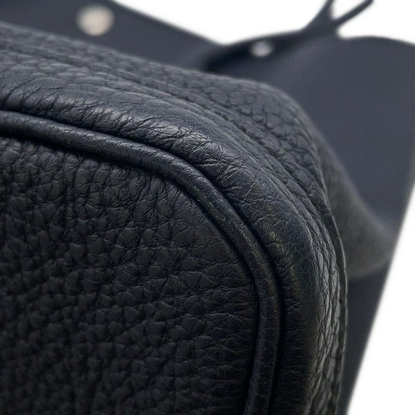 エルメス トートバッグ ガーデンパーティPM ブルーニュイ/シルバー金具 ネゴンダ X刻印