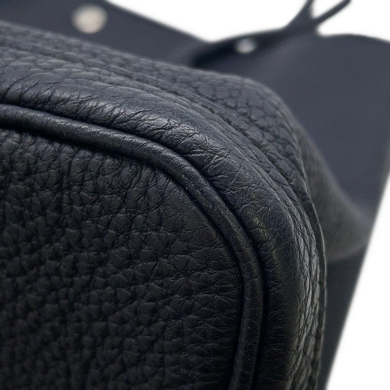 エルメス トートバッグ ガーデンパーティPM ブルーニュイ/シルバー金具 ネゴンダ X刻印