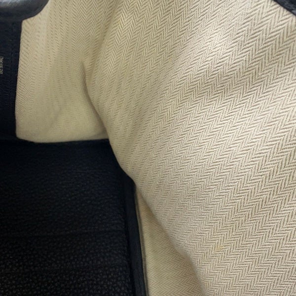 エルメス トートバッグ ガーデンパーティPM ブルーニュイ/シルバー金具 ネゴンダ X刻印