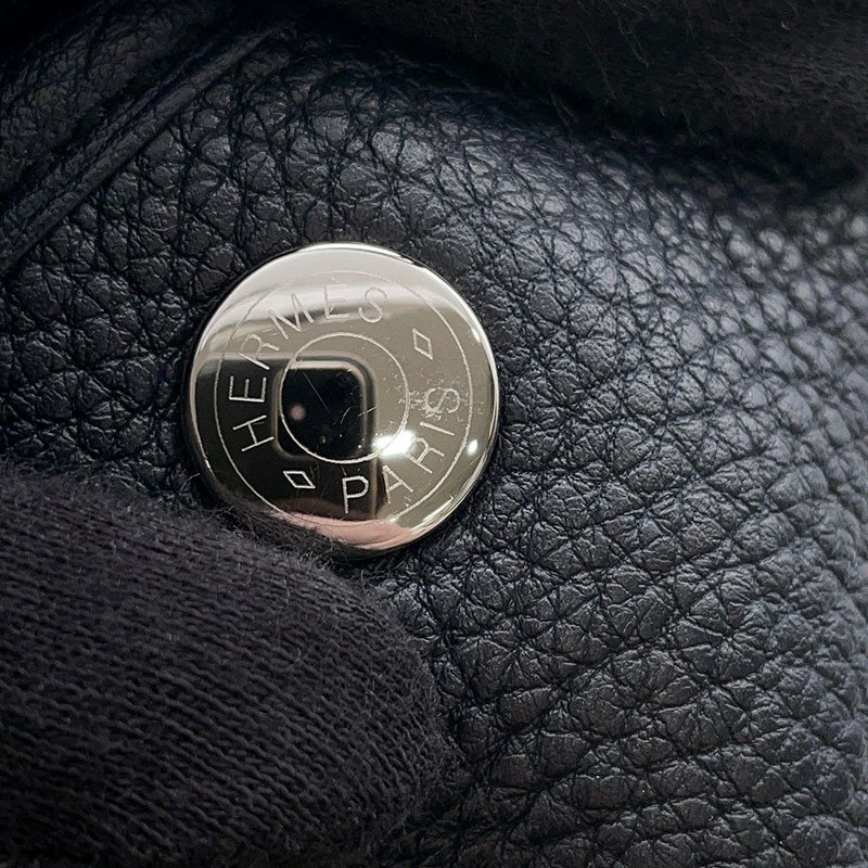 エルメス トートバッグ ガーデンパーティPM ブルーニュイ/シルバー金具 ネゴンダ X刻印