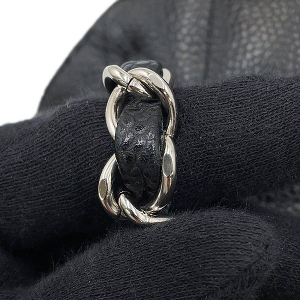シャネル チェーンショルダーバッグ マトラッセ25 ココマーク ダブルチェーン キャビアスキン A01112 CHANEL 黒