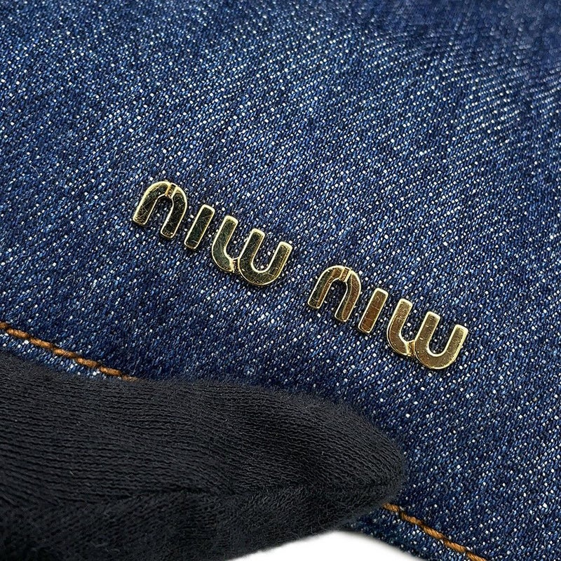 ミュウミュウ トートバッグ デニム 5BG024 MIUMIU