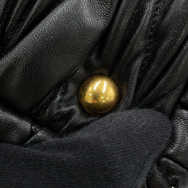 ミュウミュウ ハンドバッグ マテラッセ レザー RL0055 MIUMIU 2way 黒