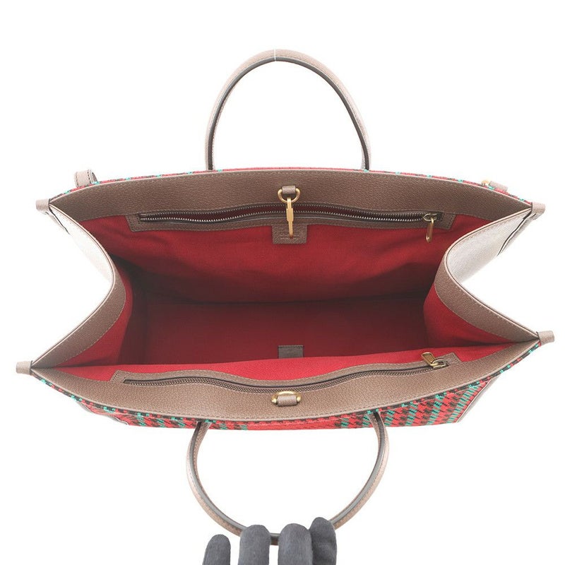 グッチ トートバッグ インターロキングG ツイード/レザー 644994 GUCCI バッグ 2wayショルダーバッグ