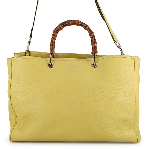 グッチ トートバッグ バンブー ショッパー ラージ レザー 323658 GUCCI 2way