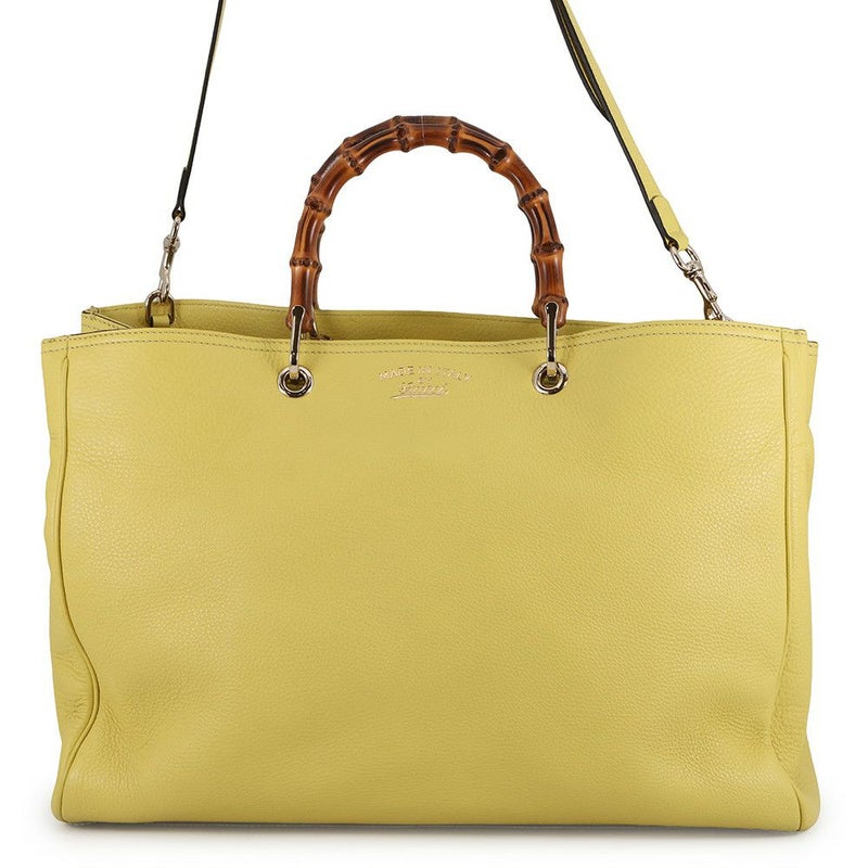 グッチ トートバッグ バンブー ショッパー ラージ レザー 323658 GUCCI 2way