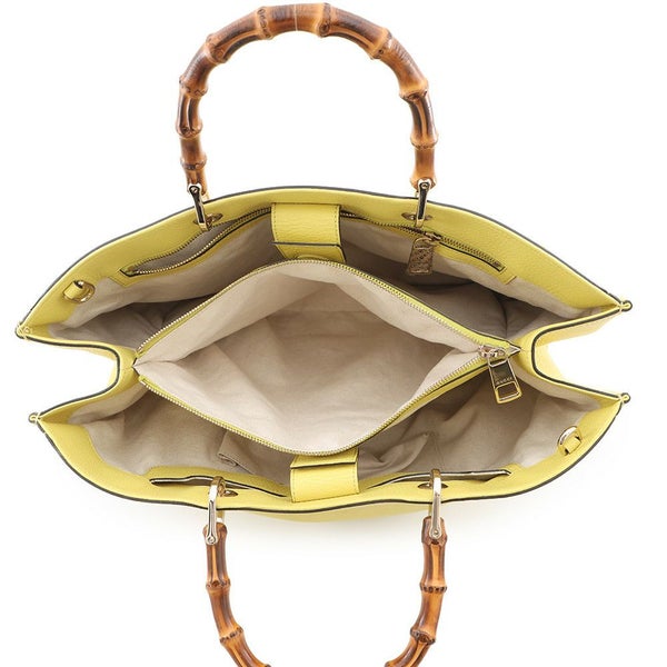 グッチ トートバッグ バンブー ショッパー ラージ レザー 323658 GUCCI 2way