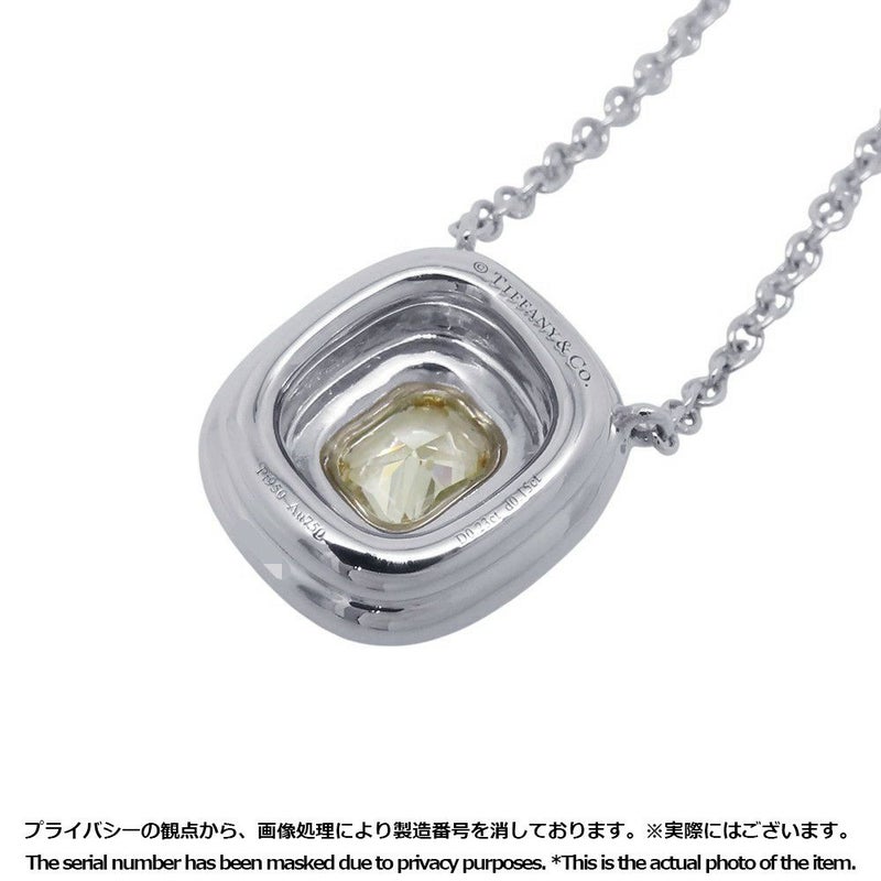 ティファニー ネックレス ソレスト イエローダイヤ 0.23ct/ダイヤ 0.15ct Pt950プラチナ/K18YGイエローゴールド Tiffany&Co.