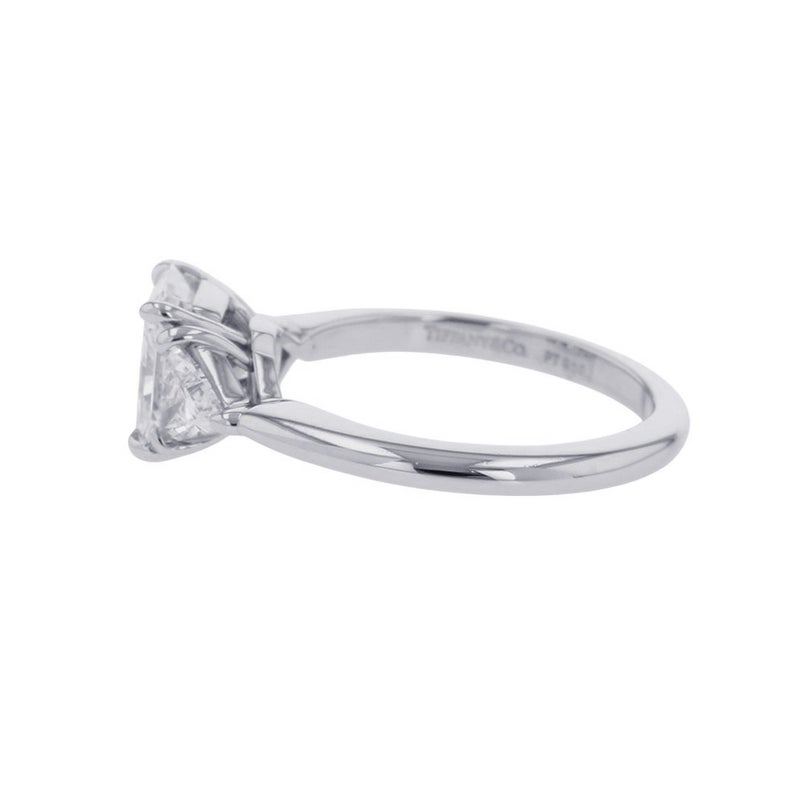 ティファニー リング ダイヤモンド 1.09ct Pt950プラチナ リングサイズ約8号 GIA鑑定書付き Tiffany&Co. 指輪