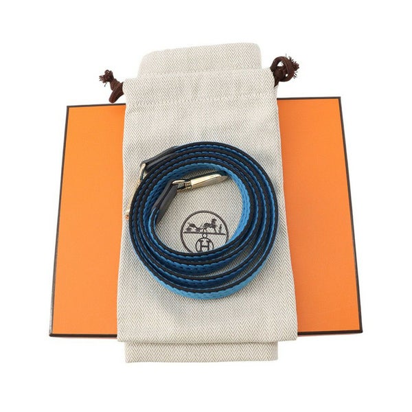 エルメス エブリンTPM アマゾン 111cm サングル コルダージュ アルドワーズ/ブルーイドラ/シャンパンゴールド金具 トリヨンクレマンス W刻印