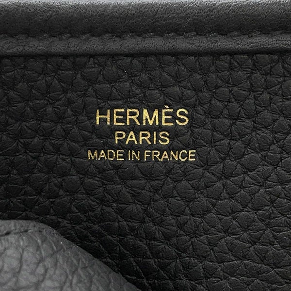 エルメス ショルダーバッグ エブリン3 PM  ブラック/ゴールド金具 トリヨンクレマンス W刻印 黒