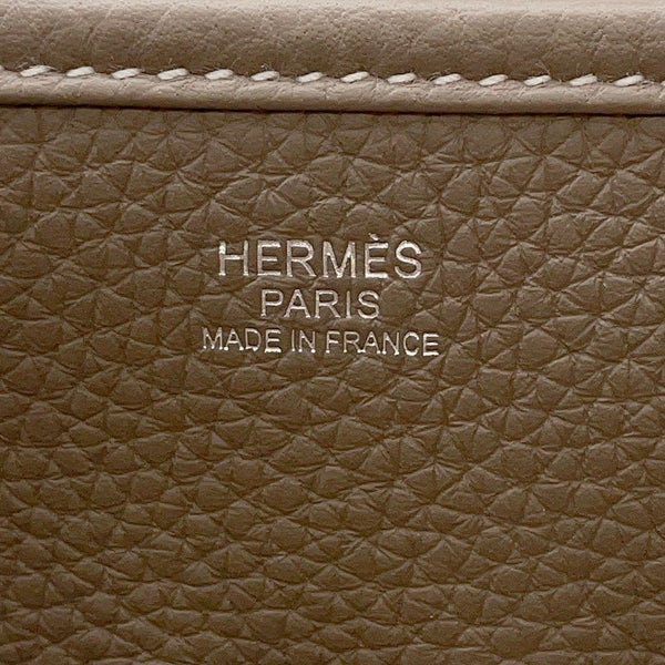 エルメス ショルダーバッグ エブリン3 GM エトゥープ/シルバー金具 トリヨンクレマンス K刻印