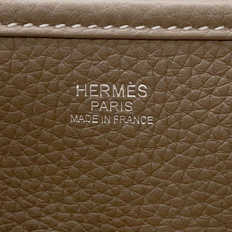 エルメス ショルダーバッグ エブリン3 GM エトゥープ/シルバー金具 トリヨンクレマンス K刻印