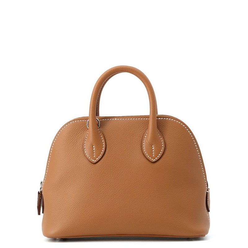 エルメス ボリード1923 ミニ ゴールド/シルバー金具 エバーカラー K刻印 HERMES 2wayショルダー