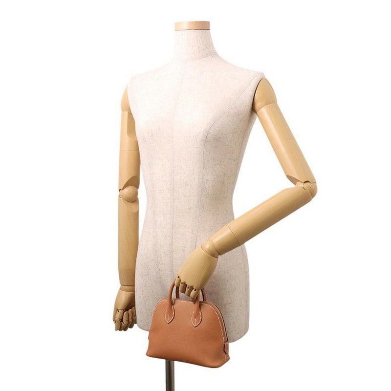 エルメス ボリード1923 ミニ ゴールド/シルバー金具 エバーカラー K刻印 HERMES 2wayショルダー