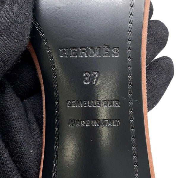 エルメス サンダル プルミエール スエード レディースサイズ37 HERMES ヒール 靴