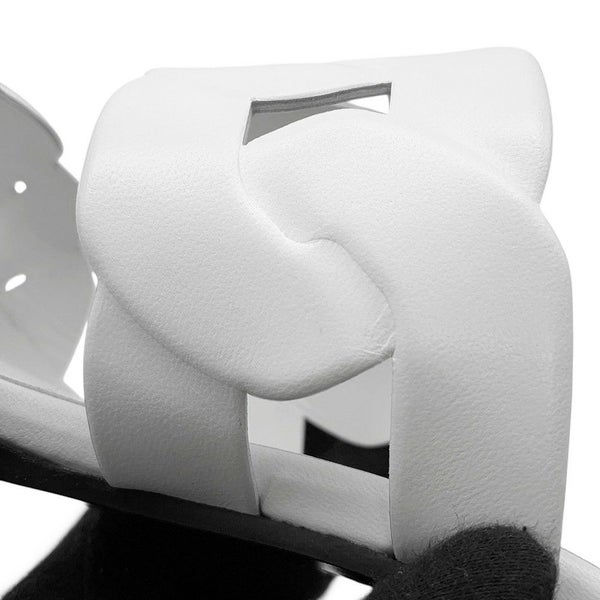 エルメス サンダル ギャビー レザー レディースサイズ37 HERMES 靴 ヒール 白