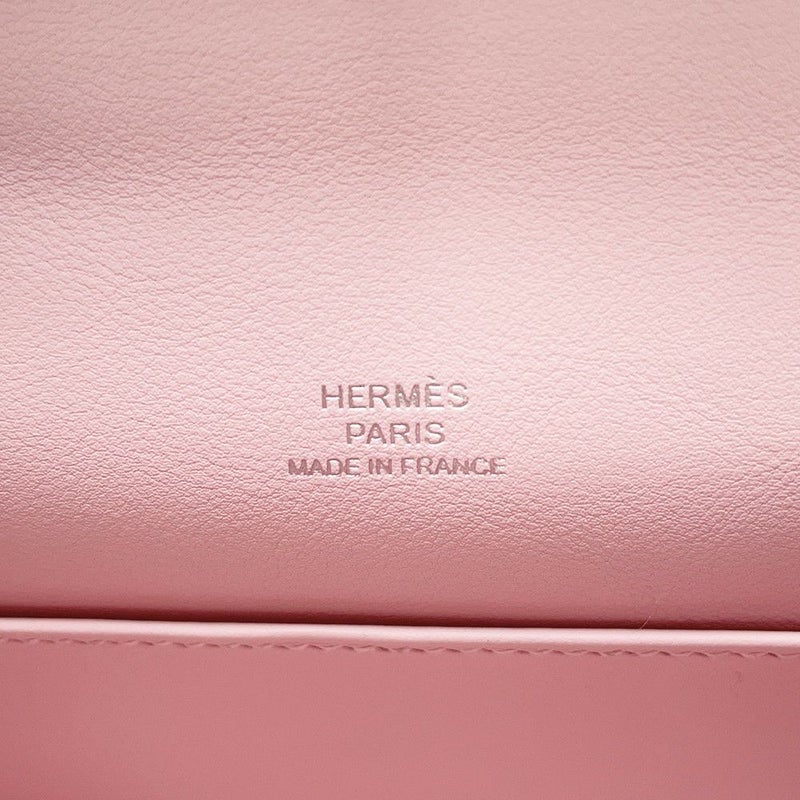 エルメス ハンドバッグ ポシェットケリー ローズサクラ/シルバー金具 スイフト K刻印