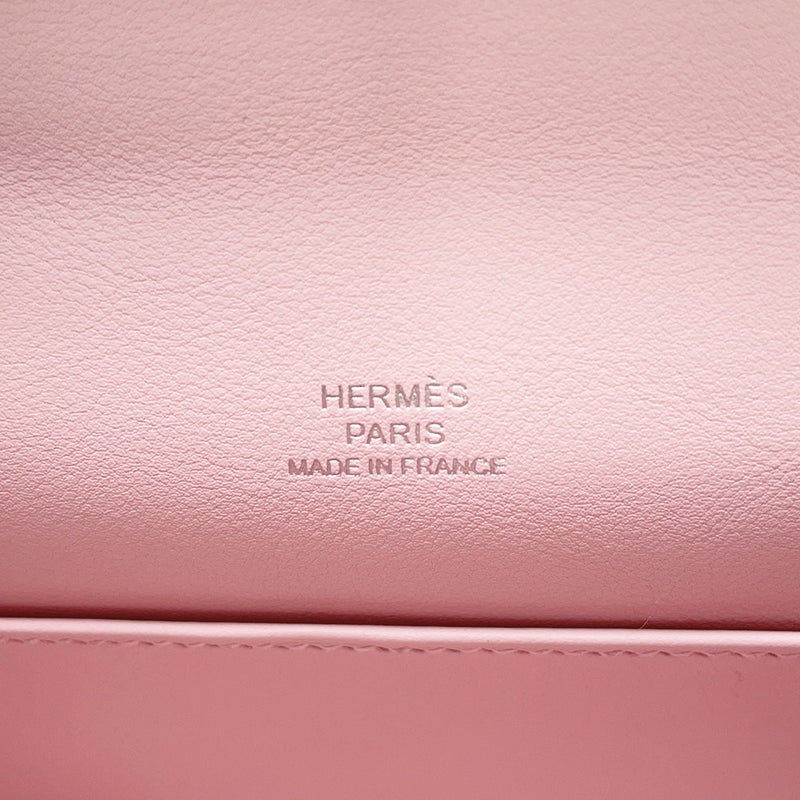 エルメス ハンドバッグ ポシェットケリー ローズサクラ/シルバー金具 スイフト K刻印