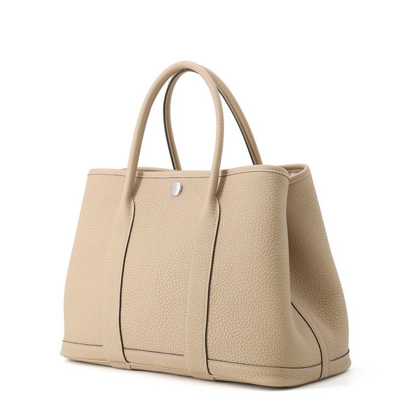 エルメス トートバッグ ガーデンパーティTPM トレンチ/シルバー金具 ネゴンダ K刻印