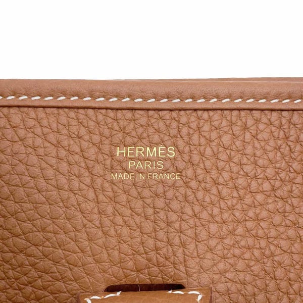 エルメス ショルダーバッグ エブリン3 PM ゴールド/シルバー金具 トリヨクレマンス U刻印