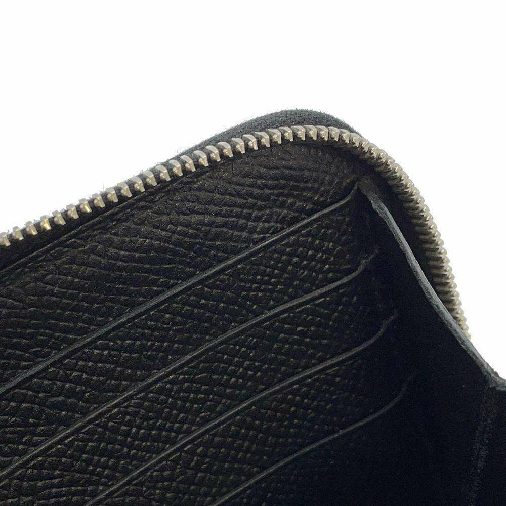 エルメス 長財布 アザップロング シルクイン ブラック/シルバー金具