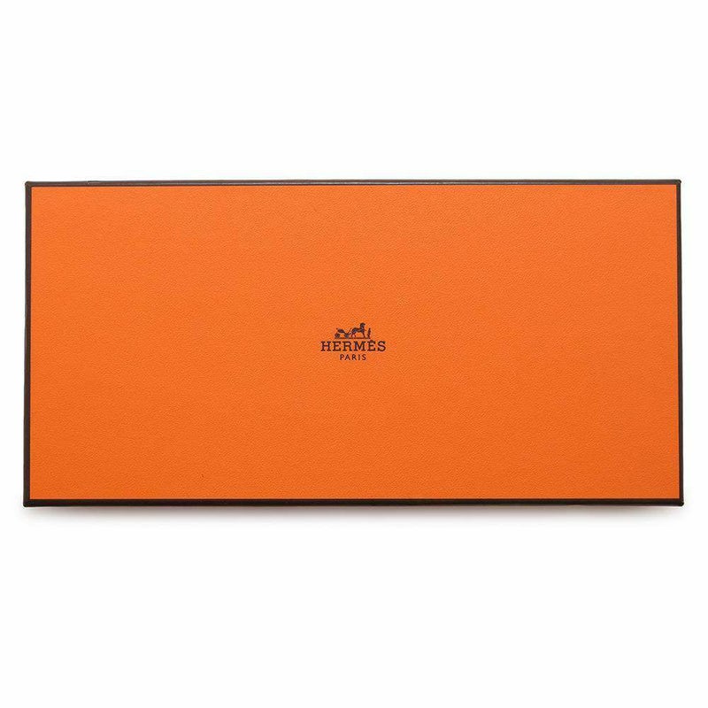 エルメス 長財布 アザップロング シルクイン ブラック/シルバー金具 エプソン X刻印 財布 黒