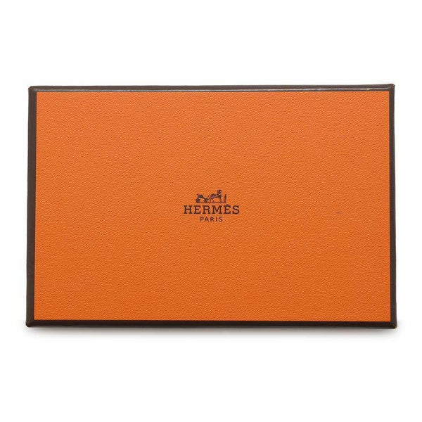 エルメス コインケース カルヴィ デュオ モーヴシルベストル/シルバー金具 シェブルミゾル U刻印 シェーブル