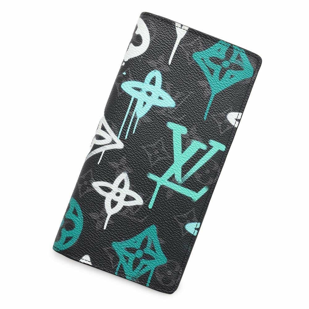 Louis Vuitton モノグラム 長財布 M61866 ルイヴィトン 長財布 モノグラム・エクリプス グラフィティ