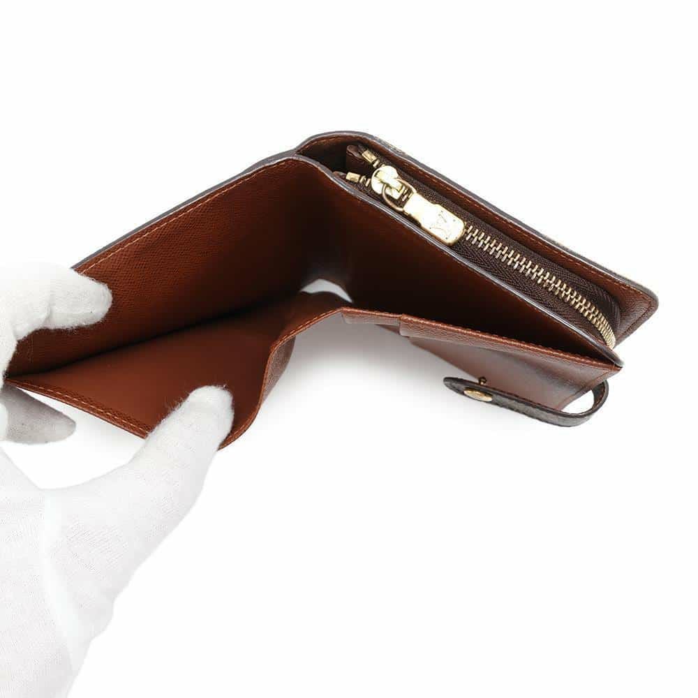 ルイヴィトン 二つ折り財布 モノグラム ポルトパピエ・ジップ M61207