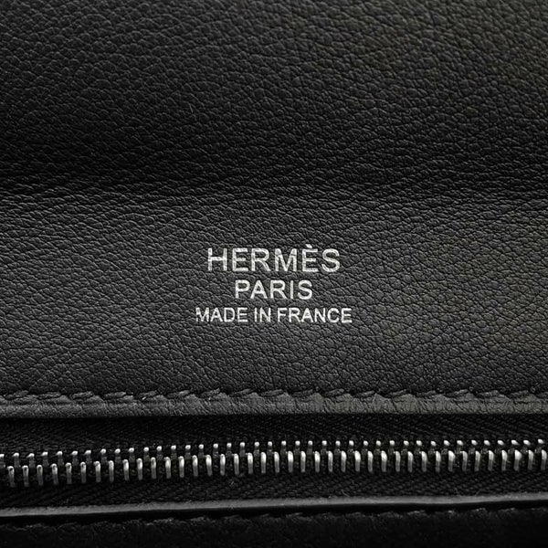 エルメス ハンドバッグ 24/24 35cm サック ヴァンキャトル ブラック/シルバー金具 トゴ/スイフト U刻印 黒