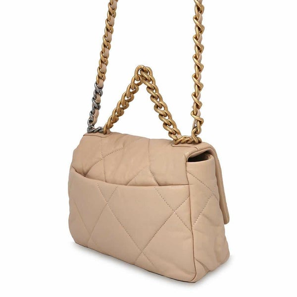 シャネル チェーンショルダーバッグ 19 フラップ ココマーク ラムスキン AS1160 CHANEL 2way