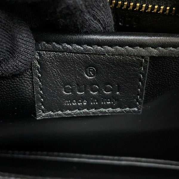 グッチ ハンドバッグ バンブー 1947 トップハンドルバッグ スモール 827815 GUCCI 2wayショルダーバッグ 黒