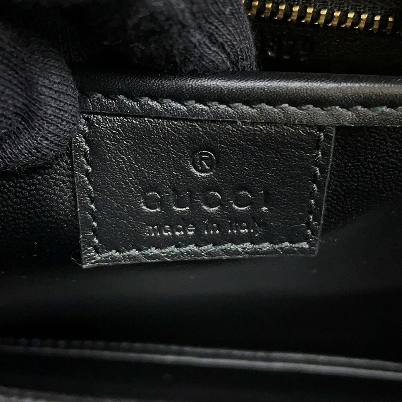 グッチ ハンドバッグ バンブー 1947 トップハンドルバッグ スモール 827815 GUCCI 2wayショルダーバッグ 黒