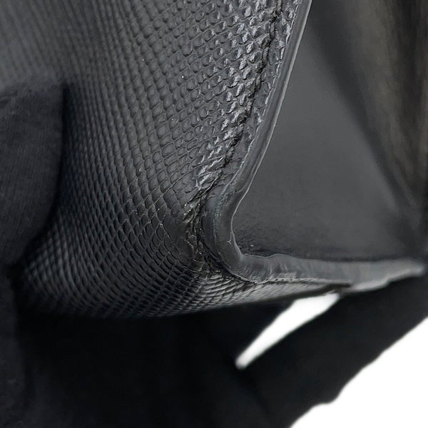 プラダ チェーンショルダーバッグ サフィアーノ ロゴ レザー 1BD127 PRADA 黒