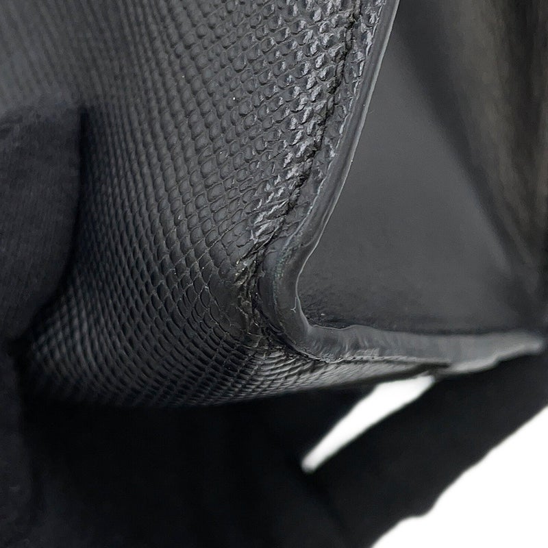 プラダ チェーンショルダーバッグ サフィアーノ ロゴ レザー 1BD127 PRADA 黒