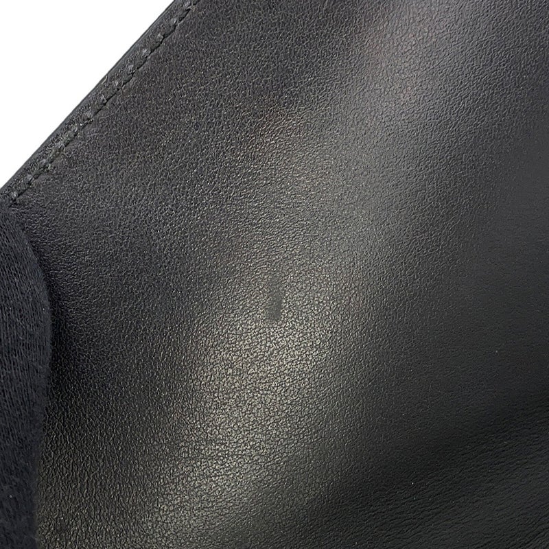 プラダ チェーンショルダーバッグ サフィアーノ ロゴ レザー 1BD127 PRADA 黒