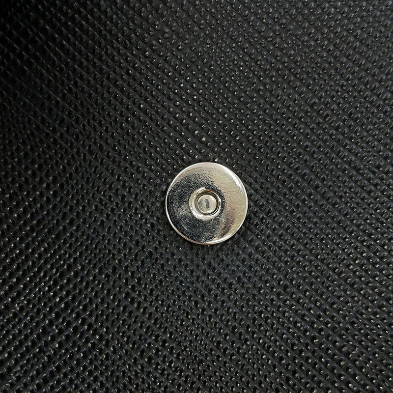 プラダ チェーンショルダーバッグ サフィアーノ ロゴ レザー 1BD127 PRADA 黒