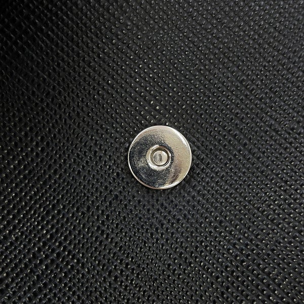 プラダ チェーンショルダーバッグ サフィアーノ ロゴ レザー 1BD127 PRADA 黒