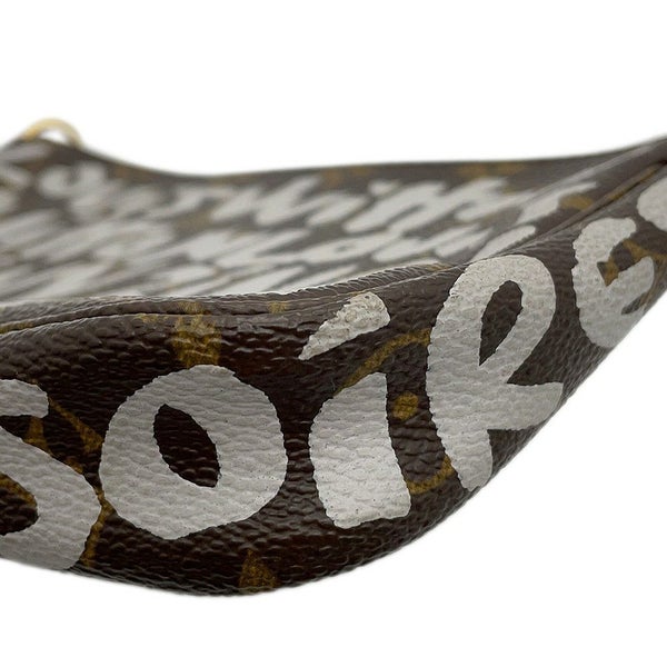 ルイヴィトン ハンドバッグ モノグラム・グラフィティ ポシェット・アクセソワール M92192 ヴィトン ポーチ 白