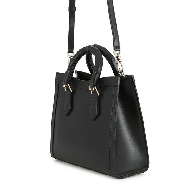 グッチ ハンドバッグ ダイアナ トートバッグ ミディアム バンブー レザー 832982 GUCCI 2way ショルダーバッグ 黒