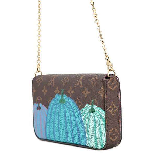 ルイヴィトン ショルダーバッグ モノグラム・パンプキン LV×YK ポシェット・フェリシー M82108 ヴィトン 財布 バッグ 草間彌生