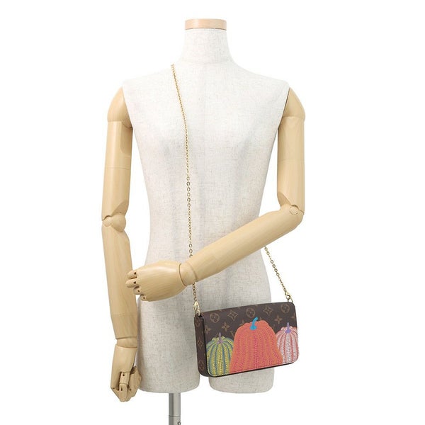 ルイヴィトン ショルダーバッグ モノグラム・パンプキン LV×YK ポシェット・フェリシー M82108 ヴィトン 財布 バッグ 草間彌生